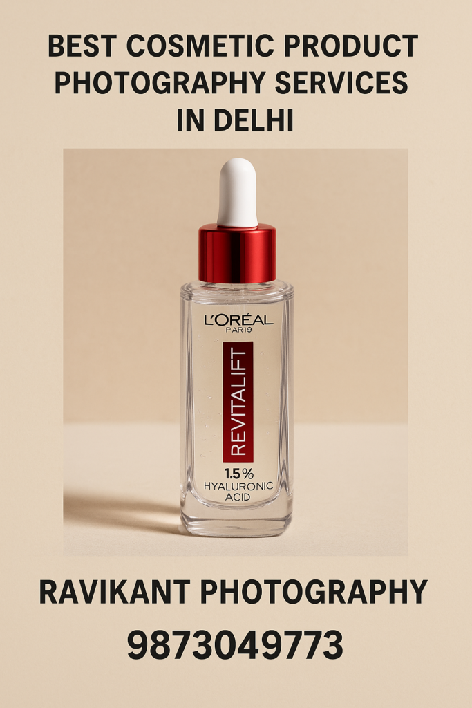 Best Cosmetic Product Photography Services in Delhi
